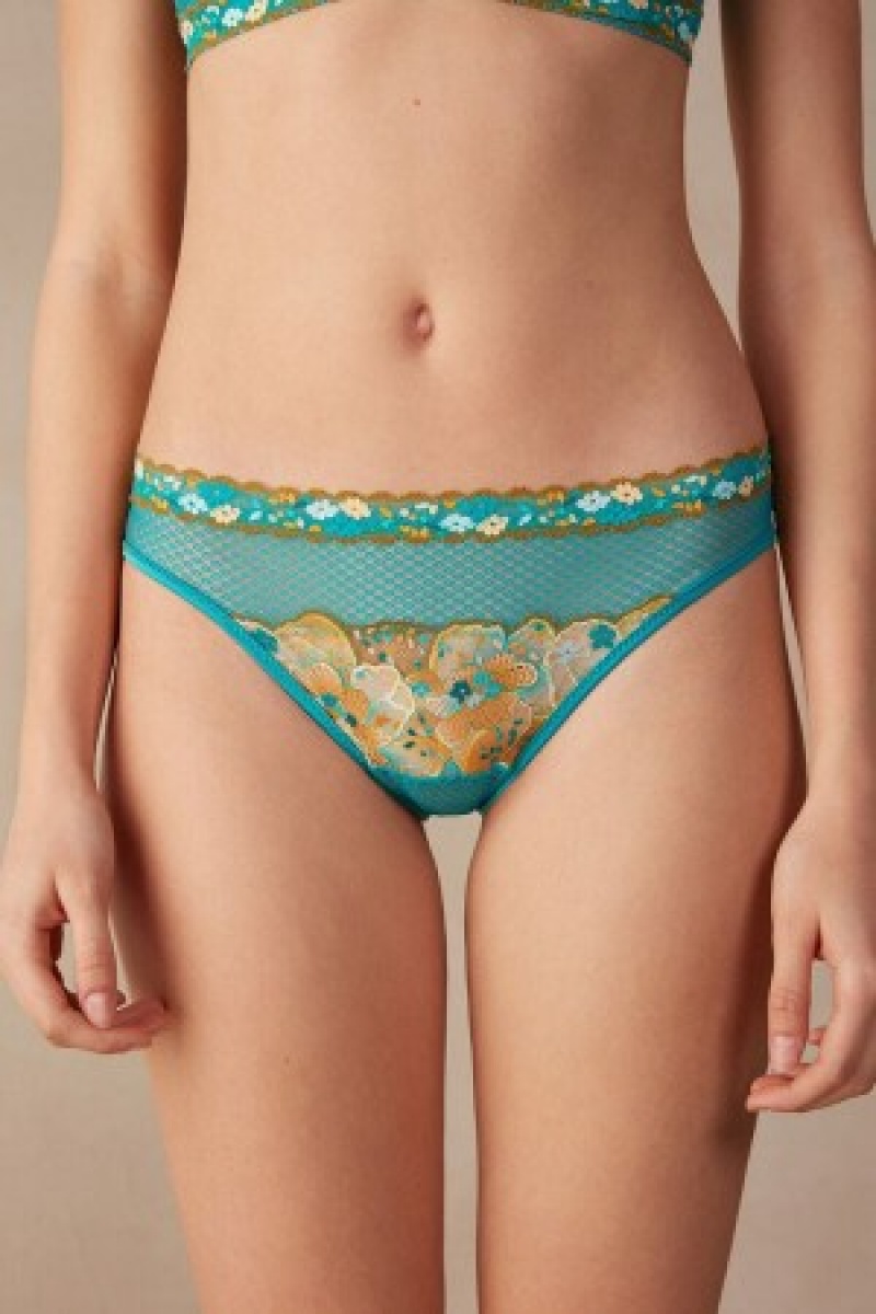 Intimissimi Summer Vibes Panties Blauw | QBEUV91655